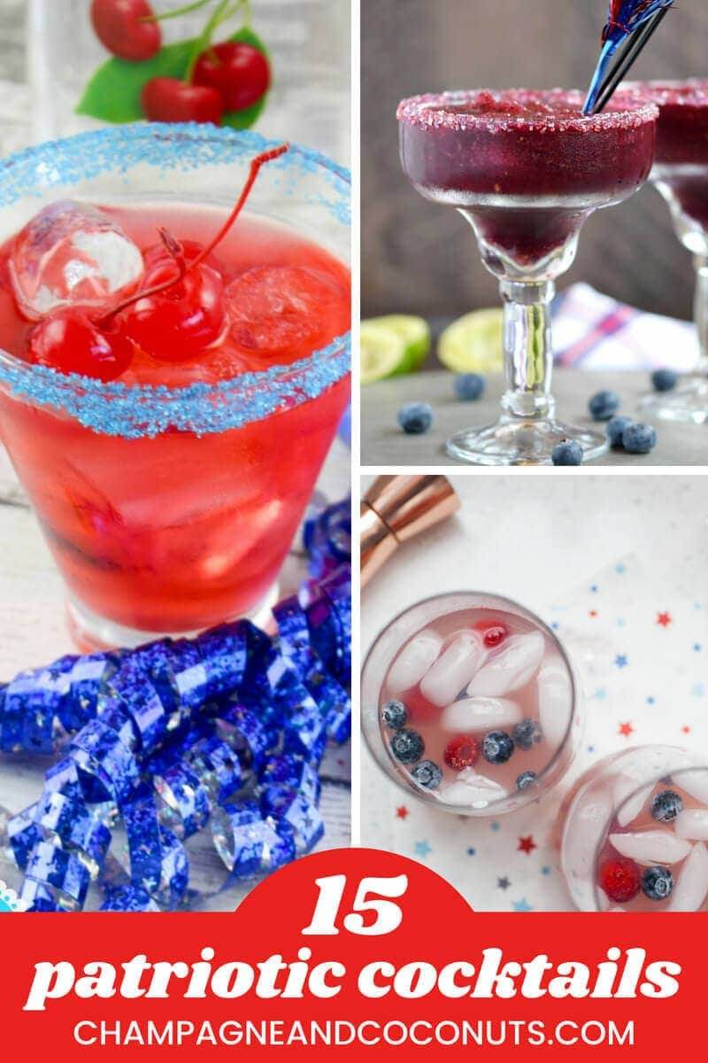 Patriotic Cocktails For The Fourth Of July Champagne And Coconuts