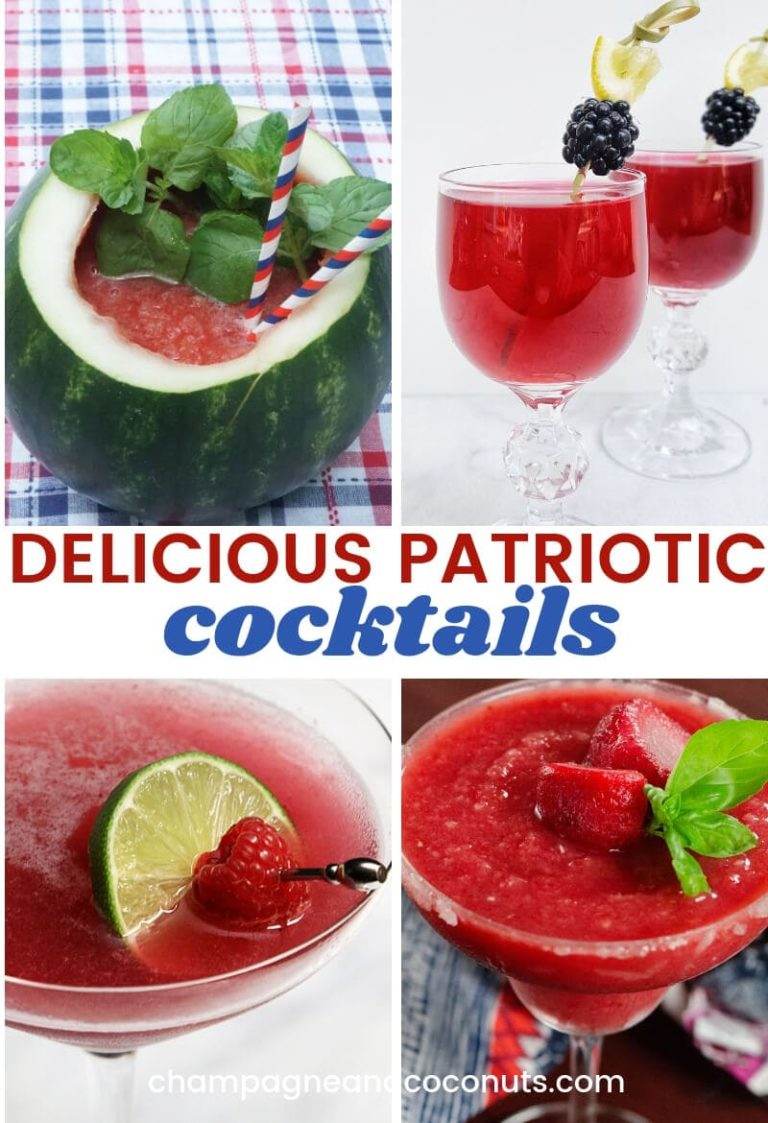 Patriotic Cocktails for the Fourth of July | Champagne and Coconuts