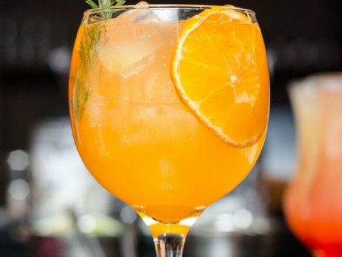 Orange Mango Mimosas Make Your Weekend Brunch Perfect Champagne And Coconuts