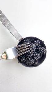 Muddle your blackberries