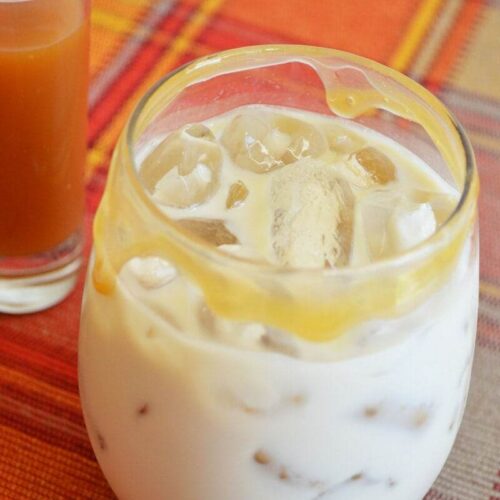 White Russian with Caramel