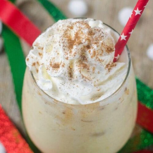 Cinnamon Gingerbread Eggnog Recipe with Horchata and Fireball Whiskey