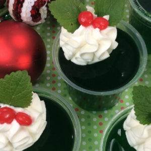 Jolly Holly-Day Jello Shots Recipe for Christmas
