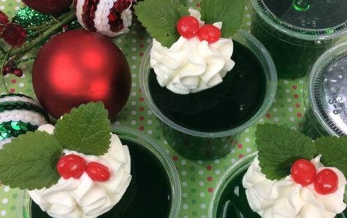 christmas themed jello shots