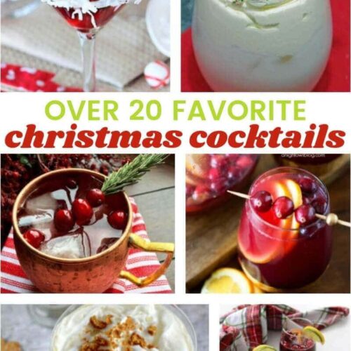 over 20 favorite Christmas cocktails