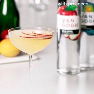 Sparkling Apple Martini with Prosecco
