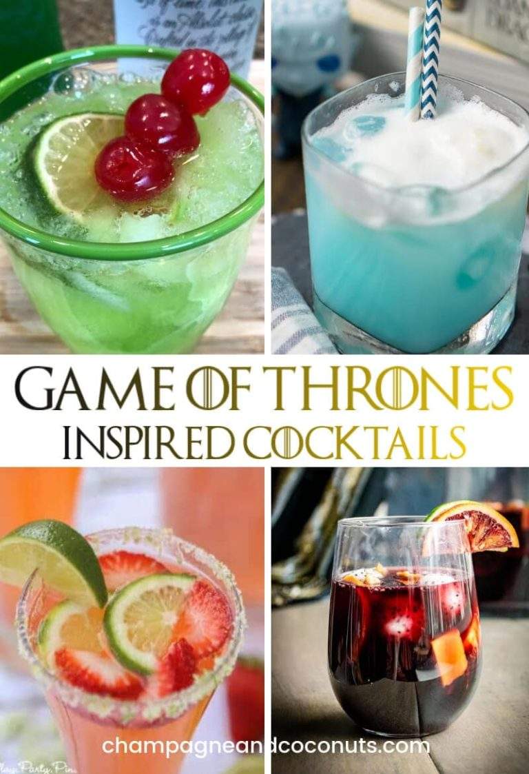 Game Of Thrones Inspired Cocktails Champagne And Coconuts