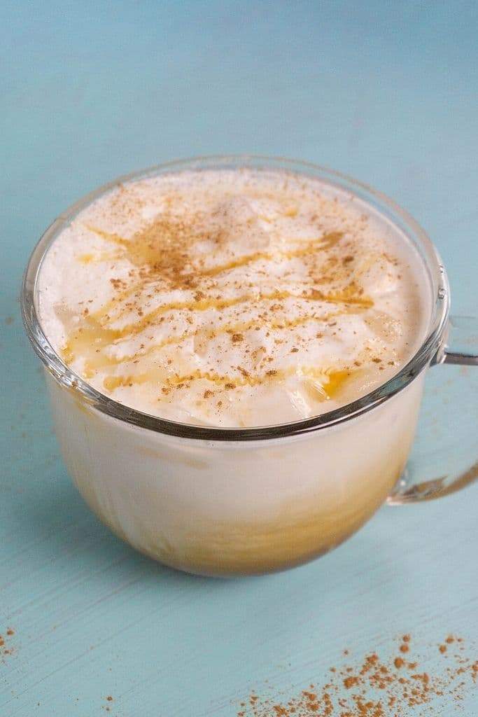 iced vanilla latte