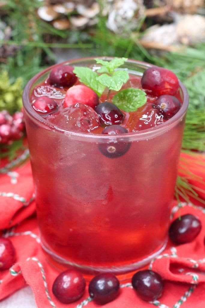 Cranberry Margarita Spritzer - It's Low Calorie | Champagne and Coconuts