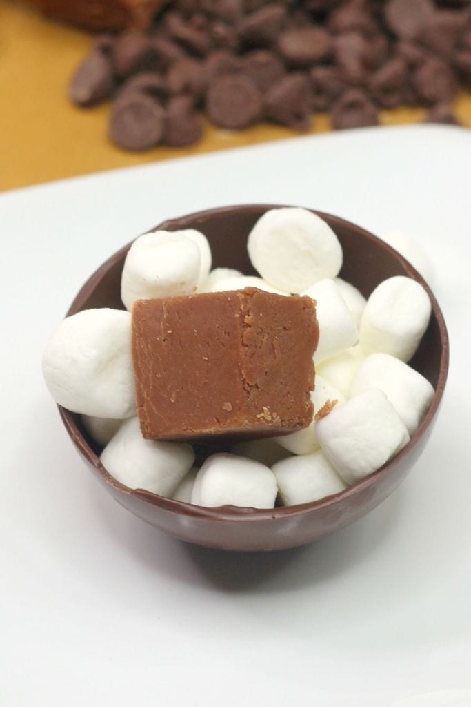 Hot Fudge Cocoa Bombs with Whiskey